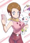  breasts brown_hair digimon digimon_adventure_02 pabsmikan tailmon yagami_hikari 