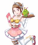  angewomon brown_hair cutting_hair digimon digimon_adventure_02 highres maid pabsmikan yagami_hikari 