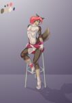  absurd_res anthro canid canine canis girly hi_res male mammal solo sosalkis wolf 