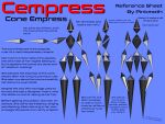  2021 alien backstory blender_(software) cone_empress_(pinkmoth) english_text female floating_limbs hi_res humanoid lore machine pinkmoth pose refrence_sheet robot simple_background solo text 