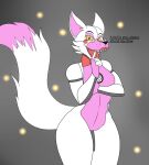  animatronic anthro canid canine canis dialogue female female/female five_nights_at_freddy&#039;s fox funtime_foxy_(fnaf) funtime_foxy_(fnafsl) looking_at_viewer machine mammal photolol.03 robot scottgames sister_location solo text thick_thighs video_games wide_hips 