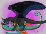  absurd_res deathbringer_(wof) dragon duo female feral glory_(wof) hi_res male male/female nightwing_(wof) rainwing_(wof) wings_of_fire xenopony456 