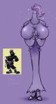  big_breasts breasts busty_boy chain clothing disney dress female herm hi_res high_heels humanoid intersex invalid_tag maleherm mature_female mother parent phantom_blot punk punk_hair punk_outfit redesign shadow_creature solo stacyroseland tall 