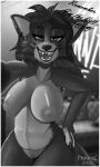  2022 anthro bedroom_eyes big_breasts bodily_fluids breasts canid canine canis claws clitoris digital_media_(artwork) ear_piercing english_text fangs female five_nights_at_freddy&#039;s five_nights_at_freddy&#039;s:_security_breach fur genitals greyscale hair hi_res humanoid_genitalia inside long_hair looking_at_viewer mammal markings meryiel monochrome narrowed_eyes nipples nude open_mouth painting_(artwork) photo photo_background piercing pinup pose pussy roxanne_wolf_(fnaf) saliva saliva_on_tongue saliva_string scottgames seductive selfie solo standing taking_selfie text traditional_media_(artwork) tuft video_games wolf 