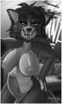 2022 anthro balls bedroom_eyes big_breasts big_penis bodily_fluids breasts canid canine canis claws digital_media_(artwork) ear_piercing english_text erection fangs five_nights_at_freddy&#039;s five_nights_at_freddy&#039;s:_security_breach fur genitals greyscale gynomorph hair hi_res humanoid_genitalia humanoid_penis inside intersex long_hair looking_at_viewer mammal markings meryiel monochrome narrowed_eyes nipples nude open_mouth painting_(artwork) penis photo photo_background piercing pinup pose roxanne_wolf_(fnaf) saliva saliva_on_tongue saliva_string scottgames seductive selfie solo standing taking_selfie text traditional_media_(artwork) tuft video_games wolf 