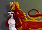  absurd_res anthro duo eit gag halfbody hi_res male male/male master red sarkansergon sergal sergal_taur slave taur zhekathewolf ztw2021 