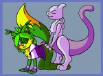  2016 alex_nerpy_fox anthro bodily_fluids collectollider cum cum_in_ass cum_inside doggystyle duo from_behind_position fur genital_fluids green_body green_fur legendary_pok&eacute;mon male male/male mewtwo nintendo pok&eacute;mon pok&eacute;mon_(species) sex video_games 