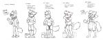  2019 anthro big_diaper black_and_white blush bodily_fluids bottomless bottomwear canid canine canis clothed clothing collar coyote diaper embarrassed english_text genital_fluids implied_scat incontinence infantilism inner_ear_fluff intelligence_loss leaking leaking_urine male mammal mental_regression messing monochrome overalls pacifier pants rain_(vanillayote) shirt shorts slow_transformation solo speech_bubble standing story sucking t-shirt text thumb_suck topwear tuft urine vanillayote watersports wet_diaper wetting wetting_diaper 