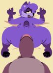  anal animated anthro big_butt big_penis butt duo first_person_view genitals looking_at_viewer mala_(malafox) malafox male male/male male_pov mammal penis procyonid purple_body raccoon simple_background slightly_chubby 