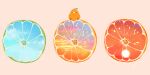  artist_name bird blue_sky chai day food fruit lime_(fruit) lime_slice no_humans orange_(fruit) orange_sky orange_slice original simple_background sky sunset twilight 