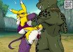  2016 anal anal_penetration anthro anthro_on_anthro anus areola balls bandai_namco big_breasts blue_eyes blush bodily_fluids bottomless breasts canid canine clothed clothing colored detailed_background digimon digimon_(species) duo edit erect_nipples erection female female_penetrated fluffy fluffy_tail fur genital_fluids genitals green_body interspecies lizard male male/female male_penetrating male_penetrating_female mammal multicolored_body multicolored_fur nipples open_mouth open_smile partially_clothed penetration penis pussy renamon reptile risenhentaidemon saliva scalie sex smile tongue two_tone_body two_tone_fur under_boob vein veiny_penis white_body white_fur yawg yellow_body yellow_fur 
