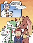  &lt;3 absurd_res alpha_pok&eacute;mon ambiguous_gender anthro brown_body brown_fur domestic_rabbit floppy_ears fur gardevoir green_body green_hair group hair hi_res itsunknownanon lagomorph leporid lop_ears lop_rabbit lopunny male mammal nintendo open_mouth oryctolagus pok&eacute;mon pok&eacute;mon_(species) pok&eacute;mon_professor pok&eacute;mon_trainer pokemon_legends_arceus rabbit red_eyes size_difference slim video_games 