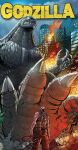  city claws destruction feet godzilla godzilla_(series) green_eyes imminent_stomping kaijuu rexy_rex98 scales sharp_teeth stomping teeth toes 