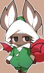  anthro biped blush blush_stickers clothing final_fantasy final_fantasy_tactics_advance_2 gloves handwear hat headgear headwear hi_res looking_aside male mammal moogle simple_background solo square_enix video_games wings 