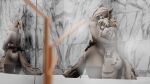  3d_(artwork) absurd_res bathroom bathtub canid canine canis digital_media_(artwork) duo embrace female fog hi_res hug lobita_(uwunice) male male/female mammal uwunice wholesome_hug wolf 