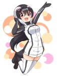  1girl absurdres african_penguin_(kemono_friends) black_hair black_hoodie black_legwear blush brown_eyes eyebrows_visible_through_hair hand_on_headphones headphones high_collar highres hood hoodie kemono_friends long_hair long_sleeves looking_at_viewer mittens multicolored_hair open_mouth penguin_girl penguin_tail pink_hair shiraha_maru smile solo streaked_hair tail thighhighs two-tone_hoodie two-tone_legwear white_hair white_hoodie white_legwear zettai_ryouiki 