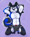  absurd_res anthro gaokun hi_res male peri_husky_(character) solo 