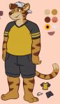  anthro gabe_(mytigertail) male male/male mytigertail solo 