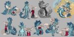  &lt;3 animal_humanoid anthro big_ears blue_body blue_skin blue_tail brown_body brown_fur brown_tail canid canine carrying clothing colored duo elranno embrace fennec fennec_boy_(elranno) fish fish_boy_(elranno) fish_humanoid flannel_shirt fox frill_(anatomy) fur gills grey_background greyscale hand_holding hi_res hoodie hug humanoid kissing licking looking_at_another lying_on_another lying_on_ground male male/male mammal marine marine_humanoid monochrome piggyback simple_background sitting speech_bubble speedo swimming_pool swimwear tongue tongue_out topwear 