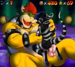  anthro bowser celshin crux duo koopa male male/male mario_bros nintendo scalie size_play video_games wolfi-hitory 
