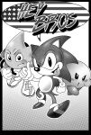  :o absurdres american_flag blush english_commentary english_text frown furry furry_male greyscale highres kaylla kirby kirby_(series) looking_at_viewer monochrome open_mouth pointing pointing_up ristar ristar_the_shooting_star shoes smile sneakers sonic_(series) sonic_the_hedgehog sonic_the_hedgehog_(classic) speech_bubble v-shaped_eyebrows v-shaped_eyes 