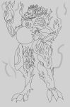  dryad elemental_creature female fire flora_fauna hi_res humanoid pauliusthemad plant pregnant solo sylvaneth treant tree vwpologt warhammer_(franchise) warhammer_age_of_sigmar warhammer_fantasy 