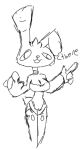  breasts clothing female fuser humanoid i.e. lagomorph leporid low_res mammal rabbit rubber rubber_clothing rubber_suit solo 