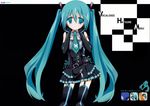  hatsune_miku kyougetsutei miyashita_miki thigh-highs vocaloid 