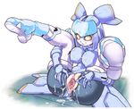  artist_request blush cum medabots medarot medarots nipples pussy robot_girl uncensored 