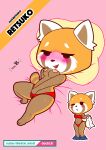 3_toes absurd_res aggressive_retsuko ailurid anthro areola big_breasts blush bodily_fluids bottomwear bottomwear_down bra breasts brown_body brown_fur camel_toe canid canine clothed clothing doc.b erect_nipples eyelashes feet female fingers fur genital_fluids half-closed_eyes hand_in_panties hand_in_underwear hand_on_breast head_on_pillow hi_res holding_breast holding_clothing holding_object holding_shirt holding_topwear looking_down looking_pleasured lying mammal masturbation multicolored_body multicolored_fur narrowed_eyes nipples on_back one_eye_closed open_mouth open_smile orange_body orange_fur panties pants pants_down partially_clothed pillow pink_background pussy_juice pussy_juice_leaking red_panda retsuko sanrio shirt simple_background smile solo standing sweat text thick_thighs toes topless topwear underwear undressing vaginal vaginal_masturbation white_body white_fur wide_hips 