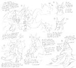  2019 anthro blush clothed clothing crown dialogue dragon drake_(zerofox) duo excalibur_(zerofox) female fur furred_dragon furred_wings king male monochrome queen romantic romantic_couple royalty scalie western_dragon wings zerofox1000 