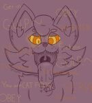  anthro bodily_fluids citrine domestic_cat drooling felid feline felis fur hair hypnocatto hypnosis hypnotic_eyes hypnotizing_viewer male mammal mind_control mouth_shot open_mouth oral_vore ringed_eyes saliva simple_background smile solo teeth text tongue tongue_out vore 