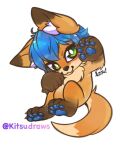  anthro canid canine chibi culpeo_fox kitsu lycalopex male mammal wise_(character) 