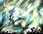  2022 anthro big_butt breasts butt digital_media_(artwork) female hair legendary_pok&eacute;mon looking_at_viewer nintendo nude outside pok&eacute;mon pok&eacute;mon_(species) rilex_lenov solo video_games white_hair xerneas 