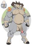  1ceberg absurd_res anthro balls belly big_balls big_pecs big_penis bovid erection genitals hi_res legendary_pok&eacute;mon male mammal musclegut muscular muscular_male nintendo nipples nude overweight pecs penis pok&eacute;mon pok&eacute;mon_(species) solo standing terrakion video_games 