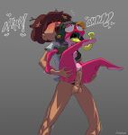  ahegao amphibia_(series) amphibian anne_boonchuy anthro blush bodily_fluids breasts brown_body brown_hair clothed clothing disney duo eyewear eyewear_on_head female frog full_nelson_(legs_held) genital_fluids genitals goggles goggles_on_head hair hat headgear headwear hi_res human looking_pleasured male male/female mammal open_clothing open_shirt open_topwear orange_hair penetration penile penile_penetration penis penis_in_pussy pink_body pink_pussy pussy pussy_juice rubbyagate shirt sprig_plantar topwear vaginal vaginal_penetration 