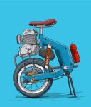 engine gatling_santouhei highres kickstand no_humans original simple_background unicycle vehicle_focus 