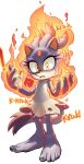  anthro blaze_the_cat clothing domestic_cat dress edit elemental_manipulation evan_stanley felid feline felis female fire fire_manipulation forehead_gem hi_res mammal scar sega simple_background solo sonic_the_hedgehog_(series) white_background yellow_eyes 