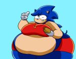  anthro belly big_(disambiguation) big_belly big_breasts breasts chilli_dog crossgender female finger_wag flabby_arms hi_res hyper hyper_belly jewelry komakomaranger looking_at_viewer necklace obese obese_female one_eye_closed overweight overweight_female ring sega sonic_the_hedgehog sonic_the_hedgehog_(series) thick_thighs wide_hips wink winking_at_viewer 