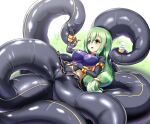  aishu_hebiko animal_humanoid anus big_breasts black_tentacles breasts cephalopod clitoris clothing coleoid day digital_media_(artwork) female genitals gloves grass green_hair hair handwear hi_res huge_breasts humanoid light_body light_skin long_hair mammal mammal_humanoid marine mollusk nipple_outline octopodiform octopus_taur open_mouth ouside plant pussy solo taimanin_(series) tentacles vanilla_ice_cream yellow_eyes zak_kin_pan 