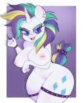  anthro anthrofied big_breasts breasts equid equine female friendship_is_magic genitals hair hasbro hi_res horn mammal my_little_pony nude purple_hair pussy raripunk rarity_(mlp) snootydogg solo unicorn wide_hips 
