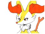  ambiguous_gender animated braixen canid canine elemental_manipulation fangs fire fire_manipulation fireball fox low_res mammal mon311 nintendo pok&eacute;mon pok&eacute;mon_(species) smile solo video_games 