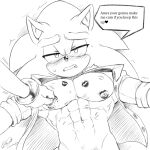  abs amy_rose anthro blush clothed clothing dialogue duo eulipotyphlan female hedgehog hi_res kiss_mark lustful_gaze male male/female mammal monochrome moobs muscular nipple_fetish nipple_pinch nipple_play nipples open_clothing open_shirt open_topwear pinch sega sex sex_toy shaking shirt soina solo sonic_the_hedgehog sonic_the_hedgehog_(series) submissive submissive_male teasing topwear toying_partner 