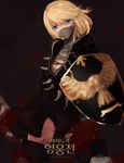  blonde_hair blue_eyes fiona fiona_(mabinogi) mabinogi mabinogi_heroes shield 