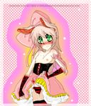  blush bunnies bunny bunny_ears crossdress crossdressing cum ears easter green_eyes kizzy male male_focus penis precum rabbit rabbits trap uncensored 