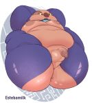  2022 alien anus areola balls big_butt blue_mouth blue_tongue brown_nose butt disney estemilk flaccid foreskin genitals hands_behind_head hi_res huge_butt jumba_jookiba kweltikwan lilo_and_stitch lying male multi_eye nipples nubbed_penis nude obese obese_male on_back open_mouth open_smile overweight overweight_male penis purple_body purple_skin smile solo tongue yellow_sclera 