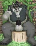  2020 4_fingers 4_toes anal anthro anthro_on_anthro anthro_penetrated anthro_penetrating anthro_penetrating_anthro balls big_balls big_dom_small_sub big_penis bin_(artist) bin_(character) black_body black_fur black_nose black_penis bodily_fluids body_size_growth butt chair_position claws dominant duo ear_piercing ear_ring erection eyebrows feet fingers foreskin from_behind_position fur genital_fluids genitals giant_panda grey_body grey_fur hi_res humanoid_feet humanoid_genitalia humanoid_hands humanoid_penis male male/male male_penetrated male_penetrating male_penetrating_male mammal multicolored_body multicolored_fur nipples nude pander_(lostpander) penetration penis piercing pink_nipples plantigrade precum pubes sex sitting size_difference size_transformation spread_legs spreading thick_eyebrows thick_penis toes transformation two_tone_body two_tone_fur ursid white_body white_claws white_fur white_penis 
