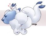  &lt;3 anthro areola big_breasts big_butt blue_areola blue_nipples breasts butt feet female genitals hi_res huge_breasts legendary_pok&eacute;mon lugia nintendo nipples nude pok&eacute;mon pok&eacute;mon_(species) pussy schwarzfox solo video_games white_body 