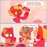  &lt;3 1:1 applejack_(mlp) bottle chest_tuft comic earth_pony equid equine fluttershy_(mlp) food friendship_is_magic furniture hasbro hi_res hitch_trailblazer_(mlp) hooves horse ketchup ketchup_bottle mammal mlp_g5 my_little_pony pinkie_pie_(mlp) pony shaking sockiepuppetry sprout_cloverleaf_(mlp) sunny_starscout_(mlp) table traumatized trembling tuft twilight_sparkle_(mlp) 