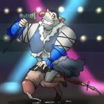  aggrobadger clothed clothing crossdressing disney genitals male mammal murid murine penis professor_padraic_ratigan_(disney) rat rodent solo the_great_mouse_detective 